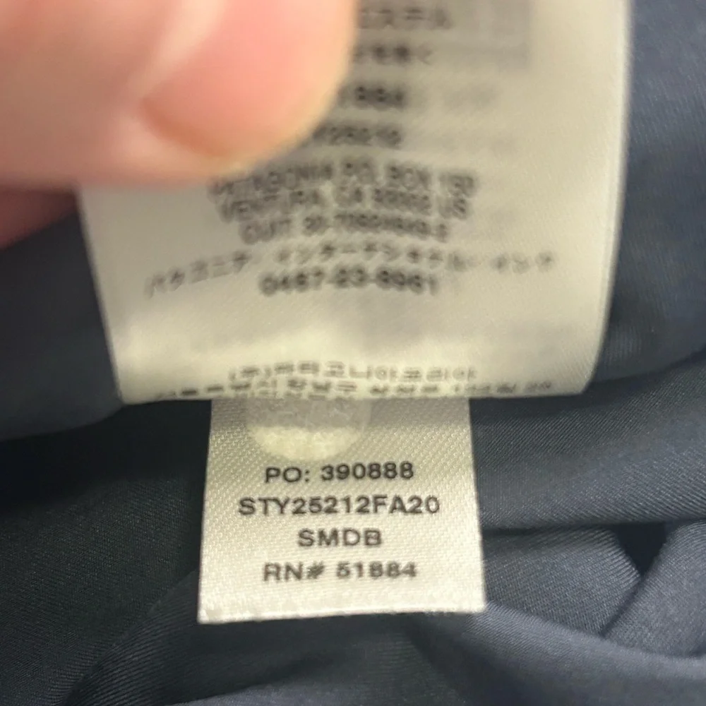 Patagonia Los Gatos Fleece Jacket Full Zip Soft Fuzzy Navy Blue Women’s Medium - Picture 6 of 9